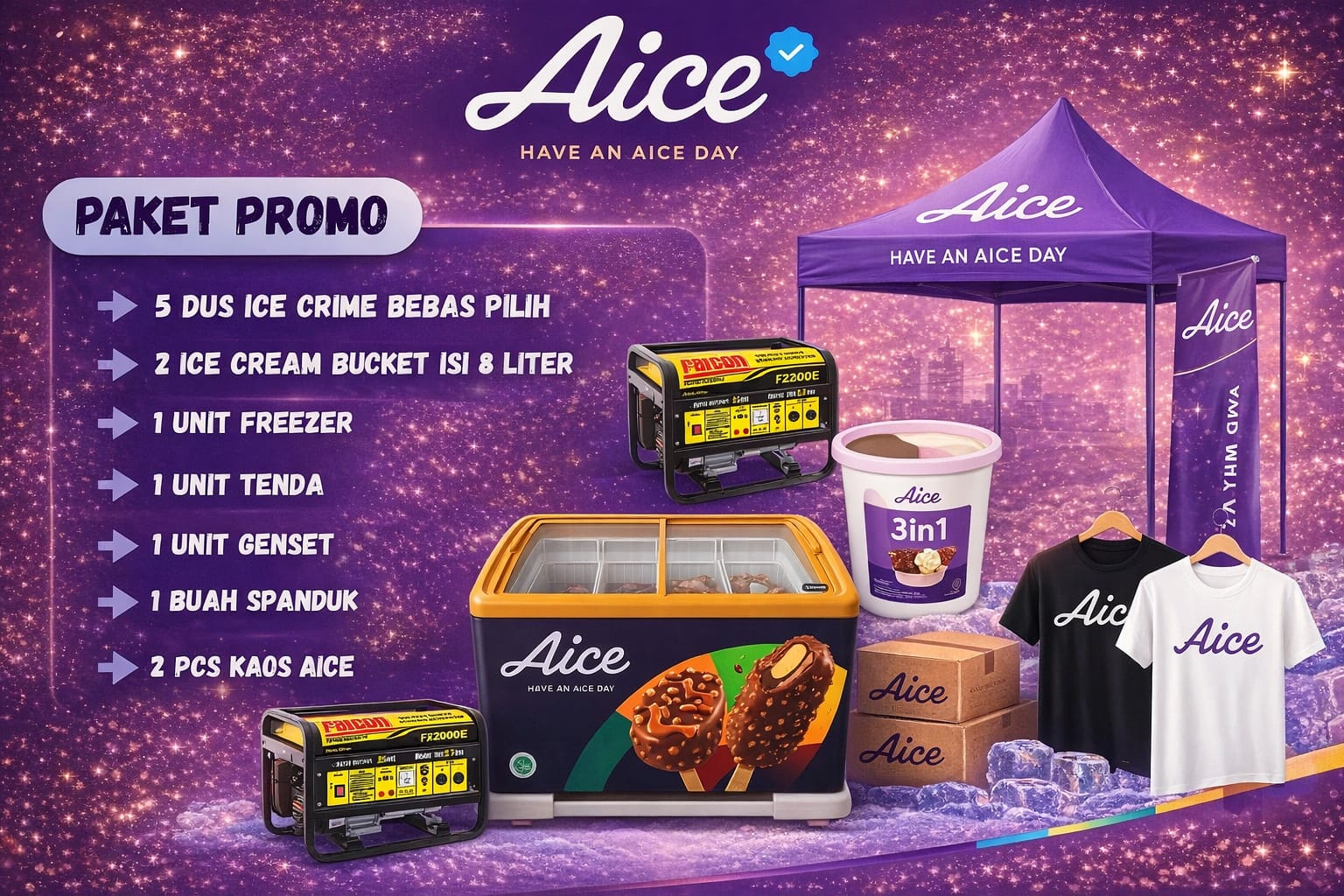 Paket Promo Aice Rp 1.000.000