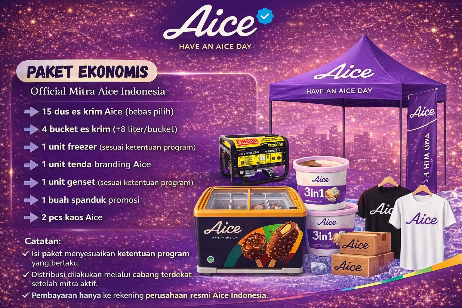 Paket Ekonomis Aice Rp 2.000.000